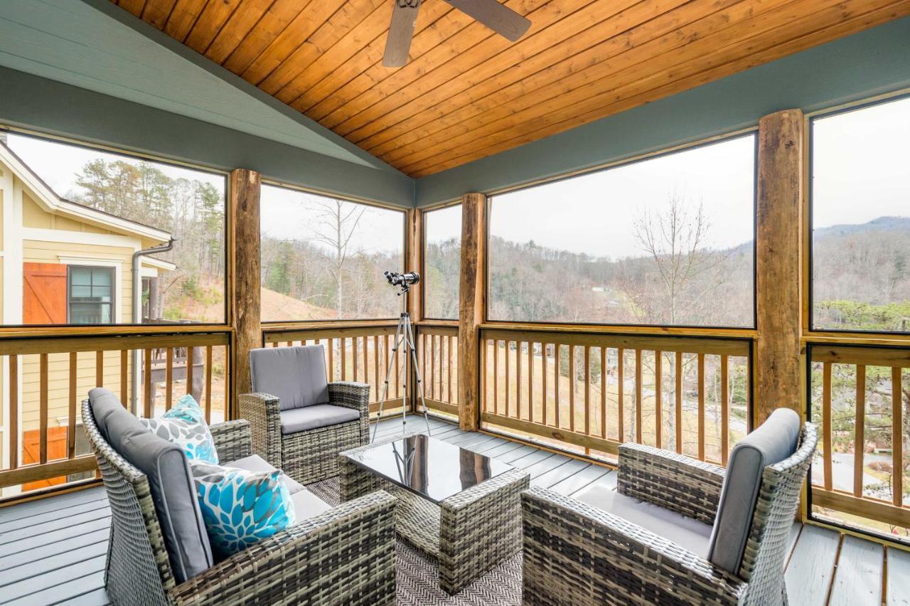 Cullowhee Home With Game Room, Wraparound Decks Exterior photo